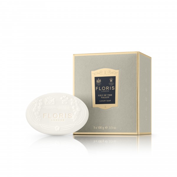 Floris - Lily of the Valley Luxury Soap 3 x 100 gr