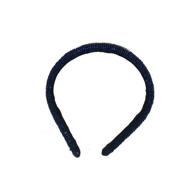 cerchietto tinta unita Blu