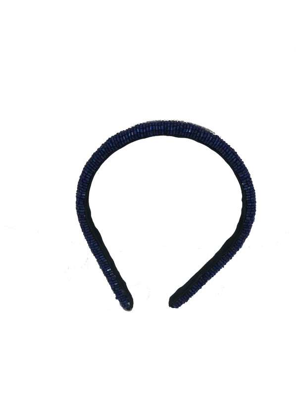 cerchietto tinta unita Blu