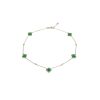 Bijoux Castelli - Collana Placcata Oro con Fiori e Zirconi Bijoux Castelli - Collana Placcata Oro con Fiori e Zirconi