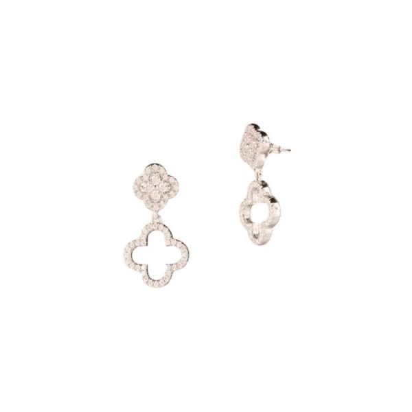 Bijoux Castelli - Orecchini Pendenti con Quadrifoglio