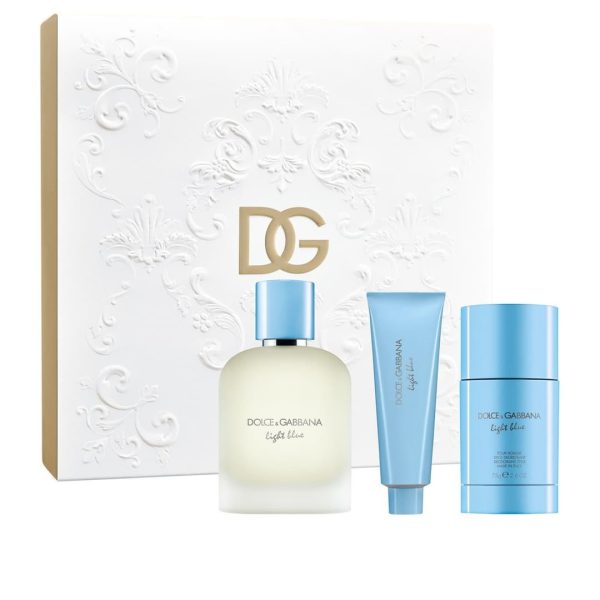 Light Blue Pour Homme Set Eau De Toilette 100 ml + Shower Gel 50 ml + Deodorant 75 ml