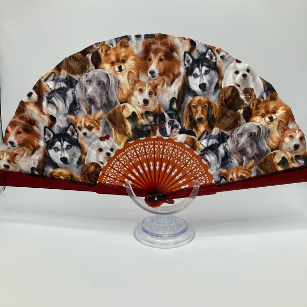 Ventaglio in cotone cani