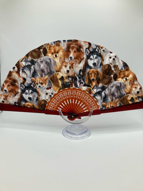 Ventaglio in cotone cani